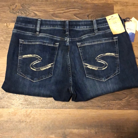 Silver Jeans Denim - Silver Suki Straight Leg Jeans, Size 34 - NEW!